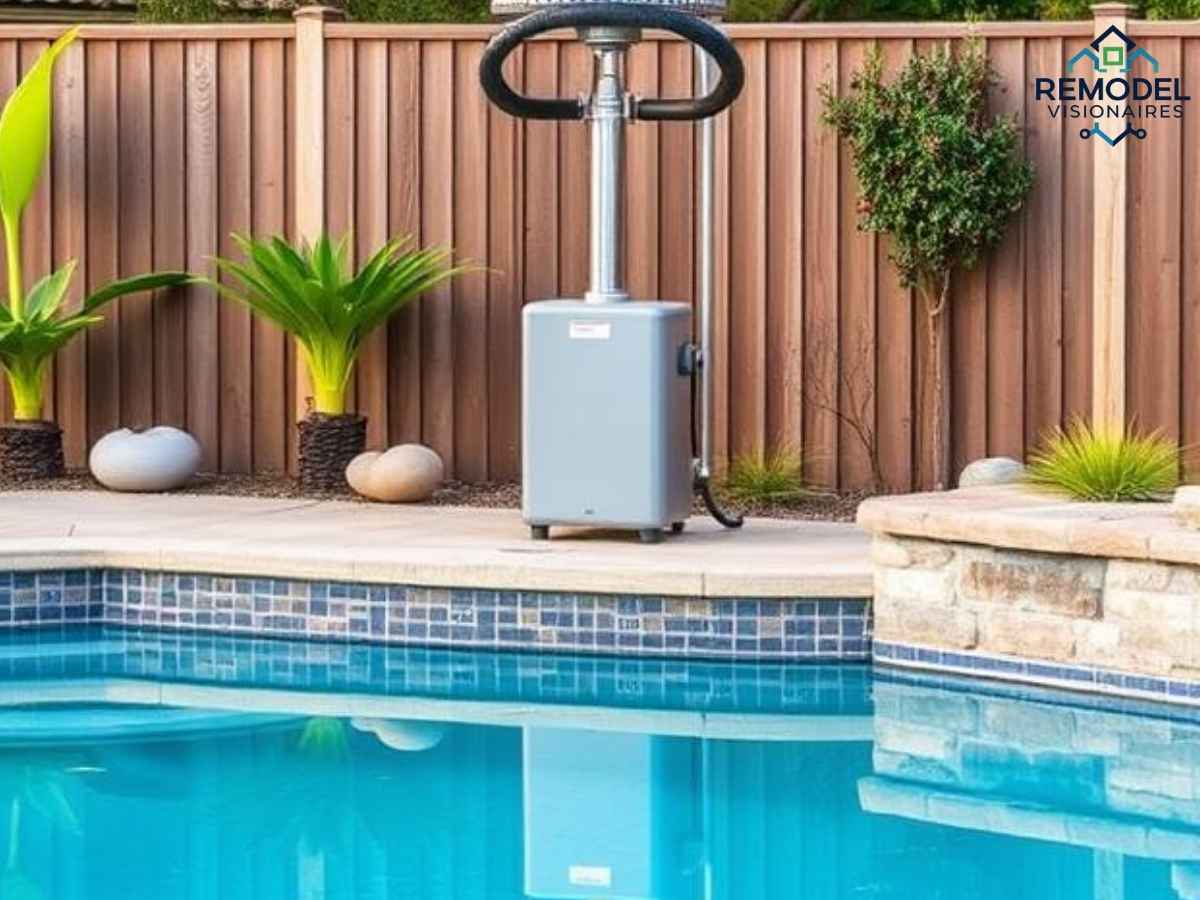 El Dorado Park pool heater setup in a Los Angeles backyard